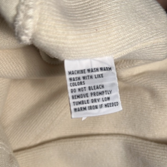 POLO by Ralph Lauren, XL, Vintage, cream colored pullover brown horse em… - Picture 6 of 7